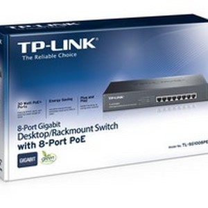 TP-Link SG1008P Switch 8 porte (4+4PoE) 10/100/1000 Mbit/s